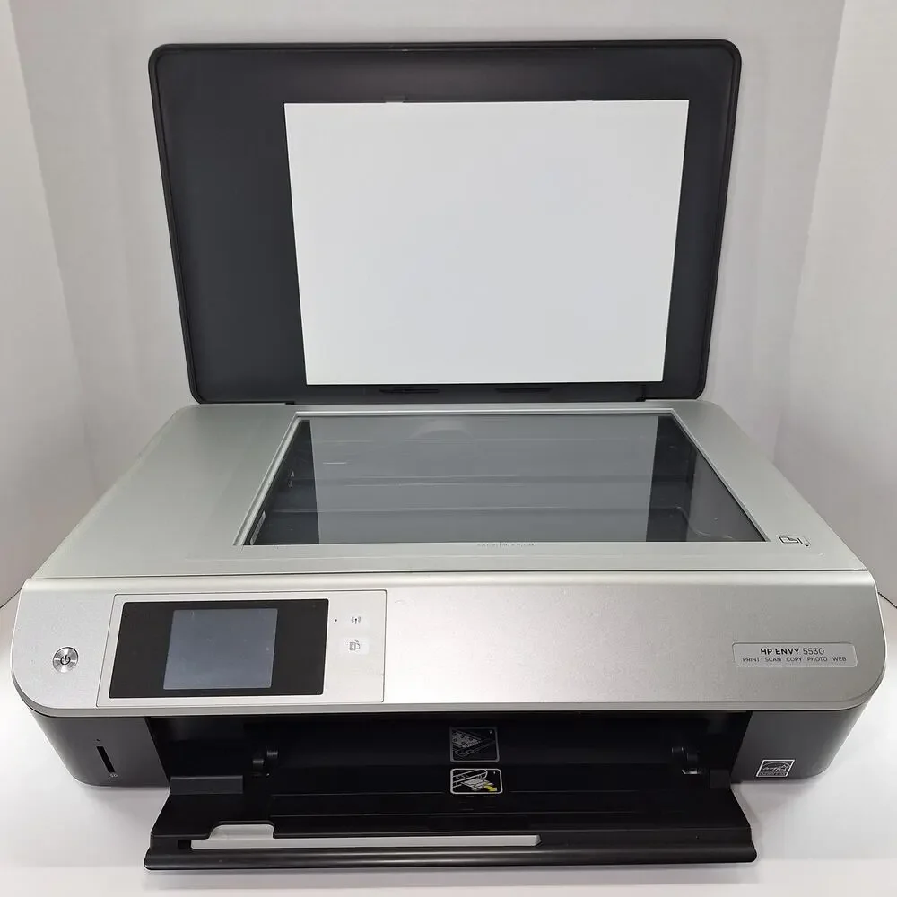 HP Envy 5530 All-In-One Inkjet Printer Color Black Wired Wireless - Tested